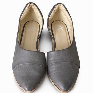 Arider Camela D’Orsay Flats Pointed Toe Gray/Charcoal Women’s 10M NEW No Tags